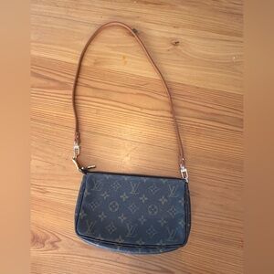Louis Vuitton Dark Brown Monogram Pochette